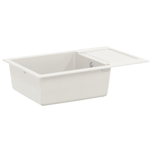 Vidaxl wasbak wit 780 x 500 mm 80% kwarts en 20% hars