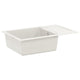 Vidaxl wasbak wit 780 x 500 mm 80% kwarts en 20% hars
