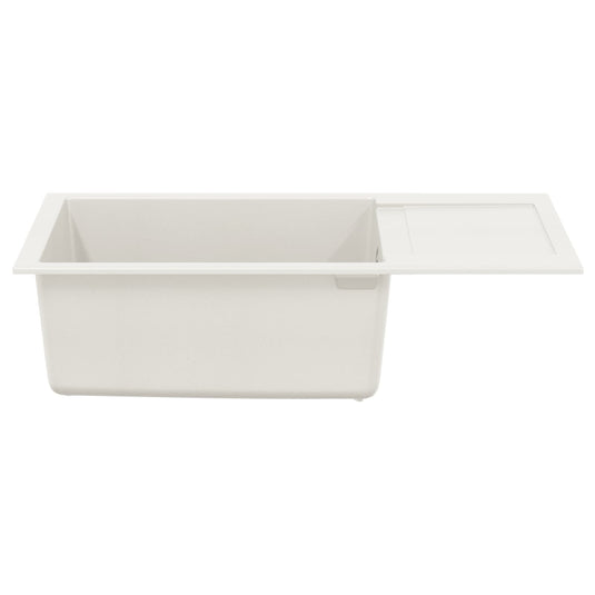 Vidaxl wasbak wit 780 x 500 mm 80% kwarts en 20% hars