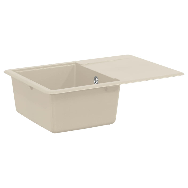 ギャラリービューアに画像をロードする, Vidaxl wasbak beige 670 x 460 mm 80% kwarts en 20% hars
