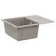 Vidaxl wasbak grijs 560 x 460 mm 80% kwarts en 20% hars