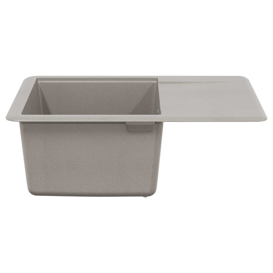 Vidaxl wasbak grijs 560 x 460 mm 80% kwarts en 20% hars