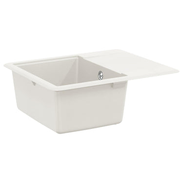 Vidaxl wasbak wit 560 x 460 mm 80% kwarts en 20% hars