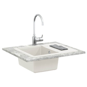 Vidaxl wasbak wit 560 x 460 mm 80% kwarts en 20% hars