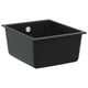 Vidaxl wasbak zwart 370 x 460 mm 80% kwarts en 20% hars
