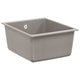 Vidaxl wasbak grijs 370 x 460 mm 80% kwarts en 20% hars