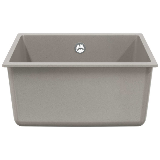 Vidaxl wasbak grijs 430 x 460 mm 80% kwarts en 20% hars