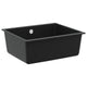 Vidaxl wasbak zwart 530 x 460 mm 80% kwarts en 20% hars