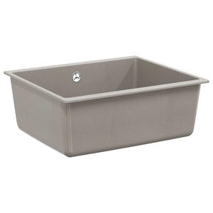 Vidaxl wasbak grijs 530 x 460 mm 80% kwarts en 20% hars