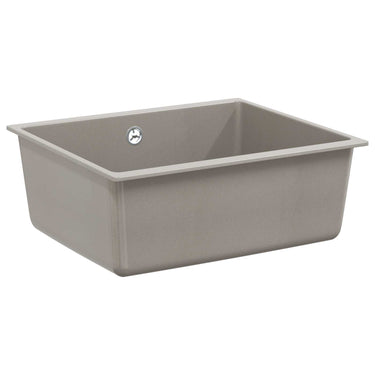 Vidaxl wasbak grijs 530 x 460 mm 80% kwarts en 20% hars