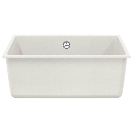 Vidaxl wasbak wit 530 x 460 mm 80% kwarts en 20% hars