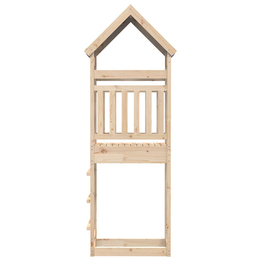 Vidaxl speeltoren bruin 52,5 x 85 x 265 cm massief grenenhout