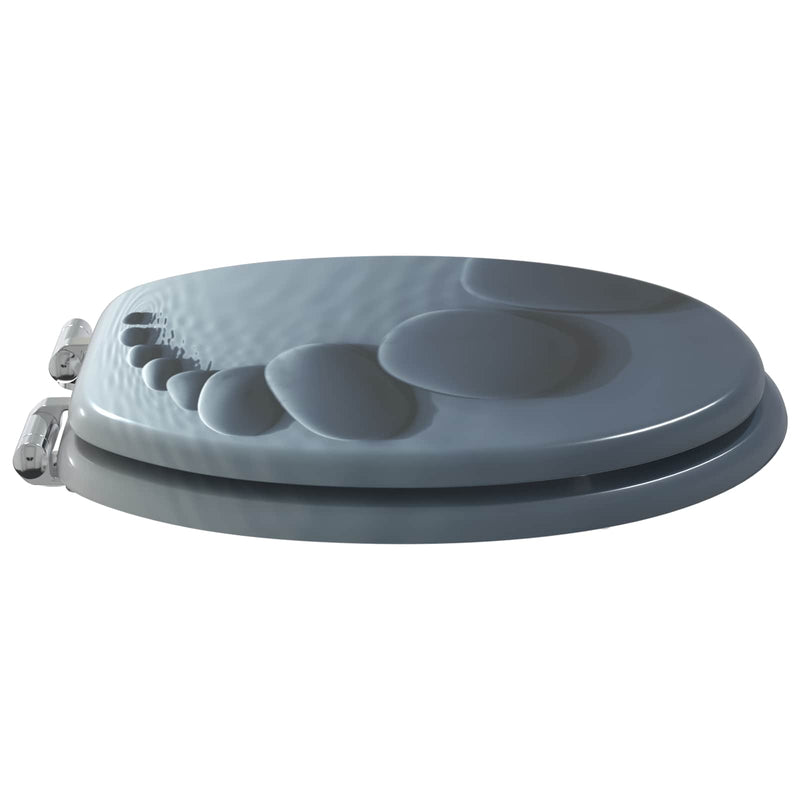 Chargez l'image dans la visionneuse de la galerie, Vidaxl zachte sluit toiletbril grijs 44 x 38 cm mdf-plaat

