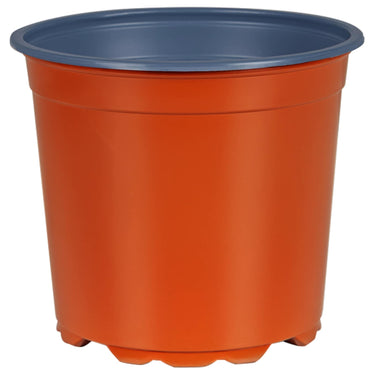 Vidaxl bloempot 200 pcs terracotta ø 15 x 13 cm kunststof
