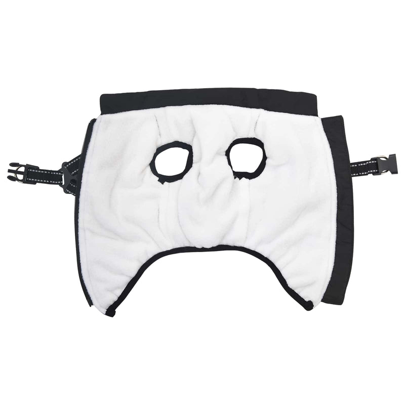 Chargez l'image dans la visionneuse de la galerie, Vidaxl hondenjas met harnas zwart s fleece en polyester
