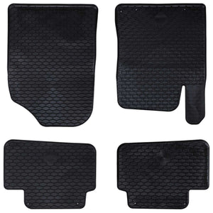 Vidaxl autobodemmat 4 pcs zwart tpe