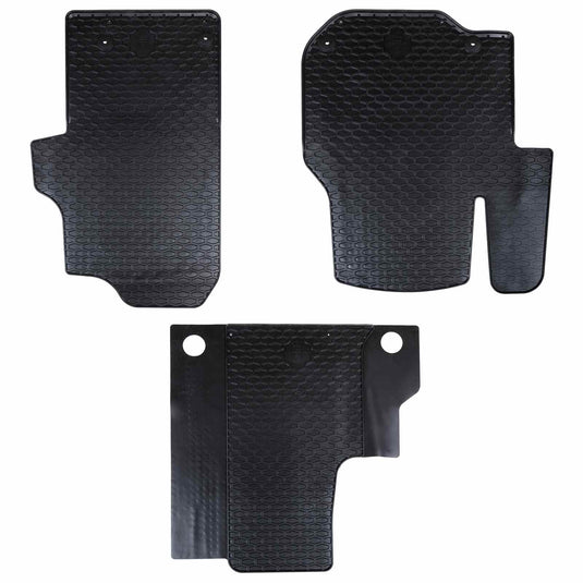 Vidaxl autobodemmat 3 pcs zwart vw crafter , tge tpe