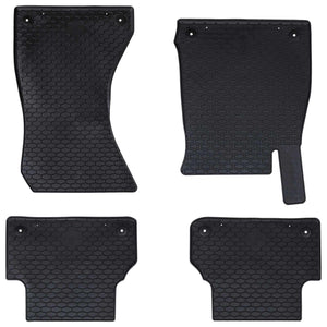 Vidaxl autobodemmat 4 pcs zwart geschikt voor audi a4 b9 , a5 b9 tpe