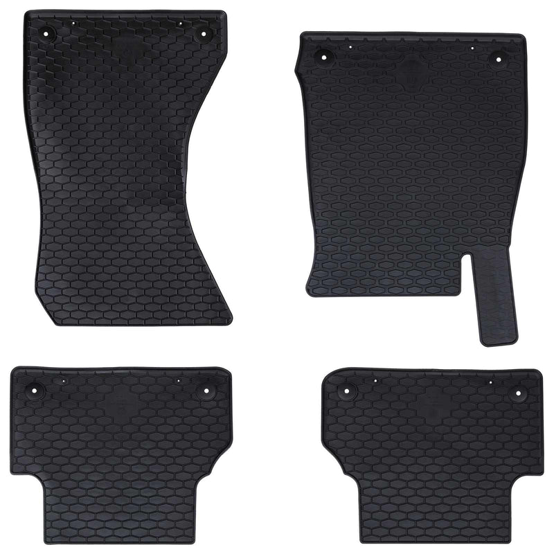ギャラリービューアに画像をロードする, Vidaxl autobodemmat 4 pcs zwart geschikt voor audi a4 b9 , a5 b9 tpe

