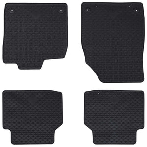 Vidaxl autobodemmat 4 pcs zwart rubber