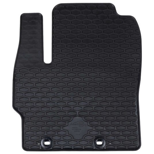 Vidaxl autobodemmat 4 pcs zwart rubber