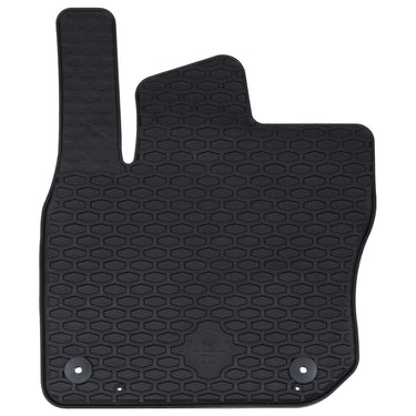 Vidaxl autobodemmat 4 pcs zwart vw tiguan tdi rubber