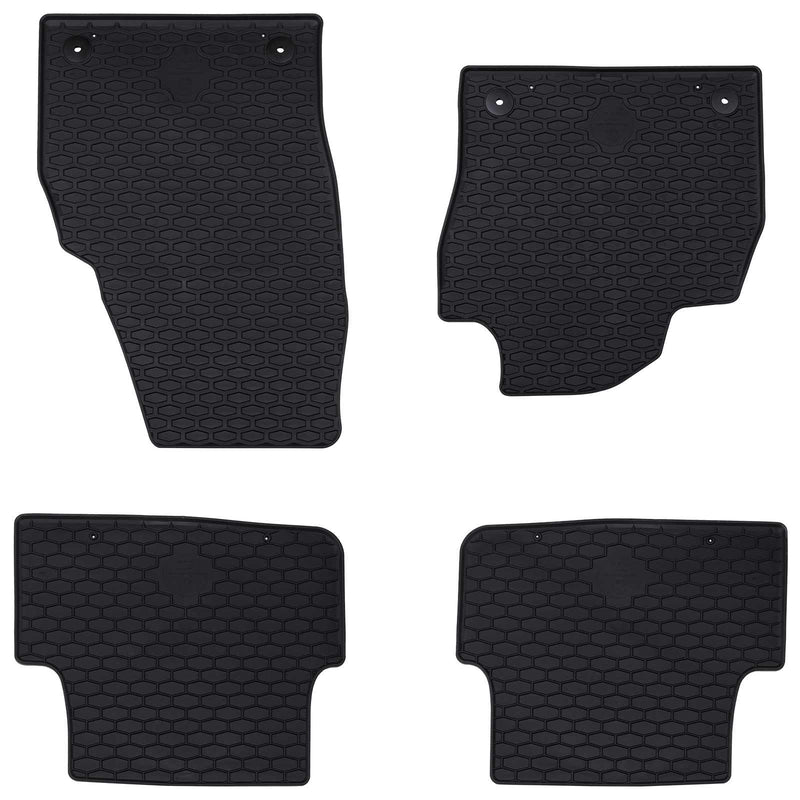 Afbeelding laden in galerijviewer, Vidaxl autobodemmat 4 pcs zwart vw polo , taigo rubber
