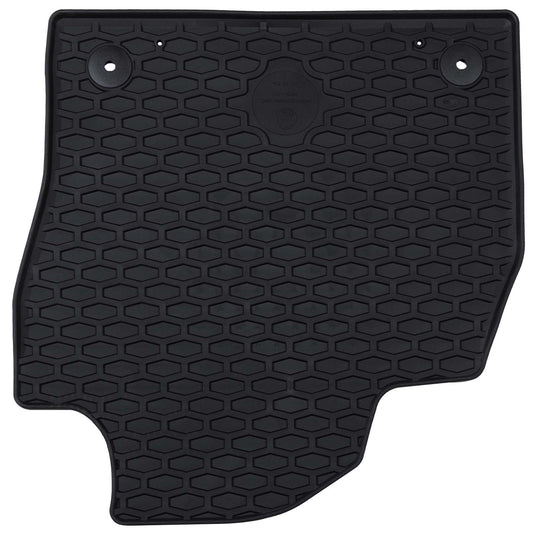 Vidaxl autobodemmat 4 pcs zwart vw polo , taigo rubber