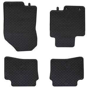 Vidaxl autobodemmat 4 pcs zwart geschikt voor hyundai i20 , bayon