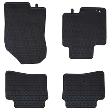 Vidaxl autobodemmat 4 pcs zwart geschikt voor hyundai i20 , bayon