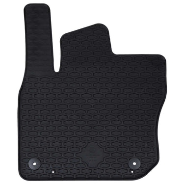 Vidaxl autobodemmat 4 pcs zwart škoda kodiaq tdi rubber