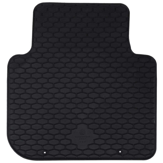 Vidaxl autobodemmat 4 pcs zwart škoda kodiaq tdi rubber