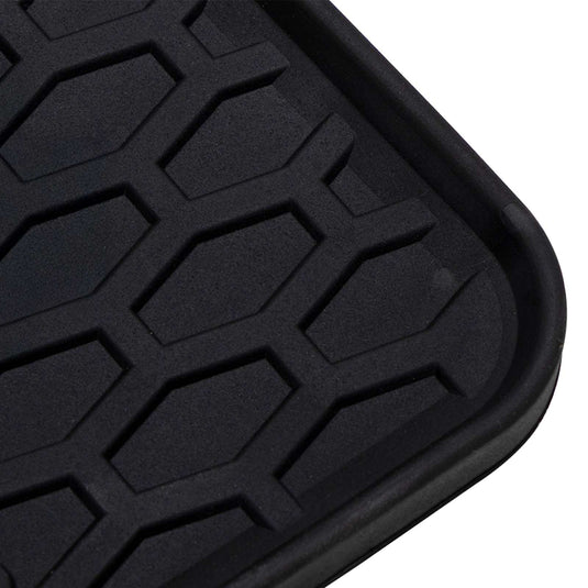 Vidaxl autobodemmat zwart rubber