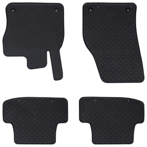 Vidaxl autobodemmat 4 pcs zwart geschikt voor audi q2 rubber