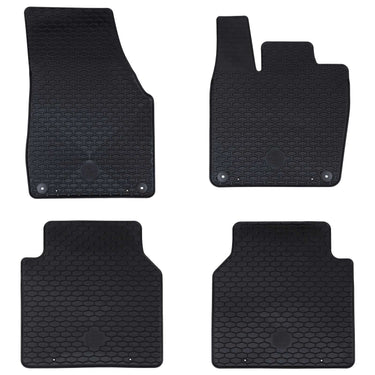 Vidaxl autobodemmat 4 pcs zwart geschikt voor vw id.7 tpe
