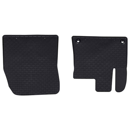 Vidaxl autobodemmat 2 pcs zwart tpe
