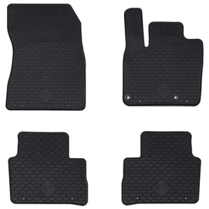 Vidaxl autobodemmat 4 pcs zwart geschikt voor nissan qashqai tpe