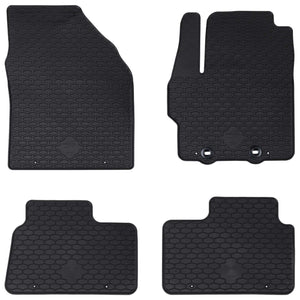 Vidaxl autobodemmat 4 pcs zwart geschikt voor toyota aygo x tpe