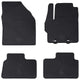 Vidaxl autobodemmat 4 pcs zwart geschikt voor toyota aygo x tpe