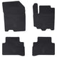 Vidaxl autobodemmat 4 pcs zwart geschikt voor suzuki vitara tpe