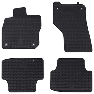 Vidaxl autobodemmat 4 pcs zwart geschikt voor vw golf viii variant tpe