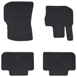Vidaxl autobodemmat 4 pcs zwart geschikt voor bmw x3, x4 4d aft tpe
