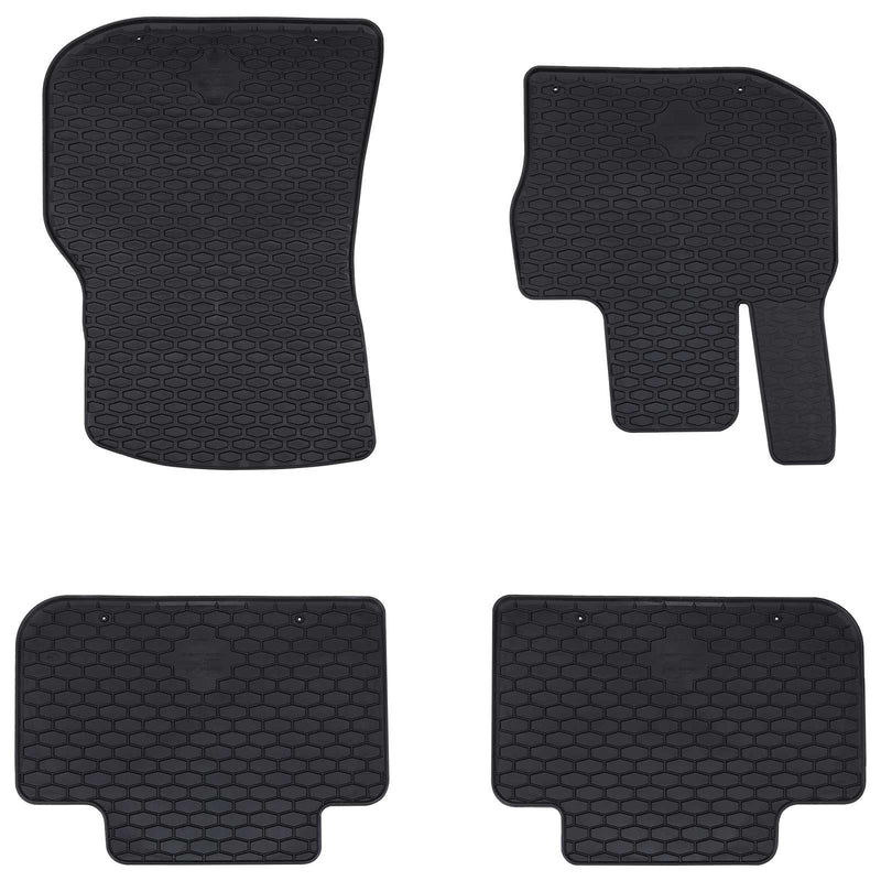 Afbeelding laden in galerijviewer, Vidaxl autobodemmat 4 pcs zwart geschikt voor bmw x3, x4 4d aft tpe
