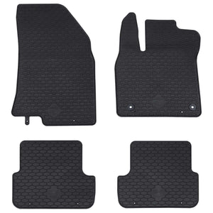 Vidaxl autobodemmat 4 pcs zwart geschikt voor sandero tpe