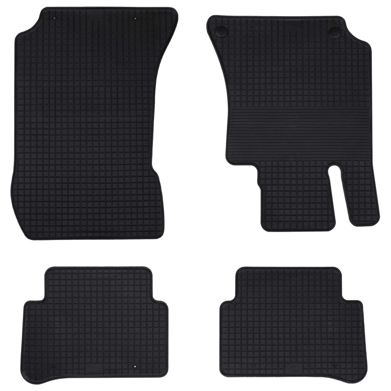 Chargez l'image dans la visionneuse de la galerie, Vidaxl autobodemmat 4 pcs zwart geschikt voor mercedes e 09-16 rubber
