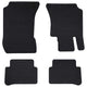 Vidaxl autobodemmat 4 pcs zwart geschikt voor mercedes e 09-16 rubber