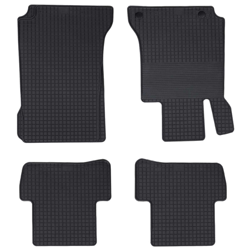 Afbeelding laden in galerijviewer, Vidaxl autobodemmat 4 pcs zwart geschikt voor c-class w205 4d achter

