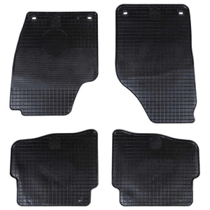 Vidaxl autobodemmat 4 pcs zwart geschikt voor vw polo 10 01-09 ns