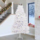 Vidaxl kunstmatige inklapbare kerstboom wit 270 cm pvc en staal