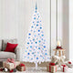 Vidaxl kunstkerstboom met 300 led wit 210 cm pvc en staal
